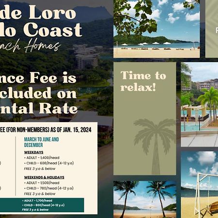 Pico De Loro Hamilo Coast By Beach Homes Nasugbu Esterno foto